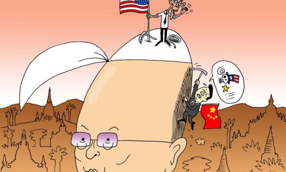 Obama in Myanmar before Xi Jinping